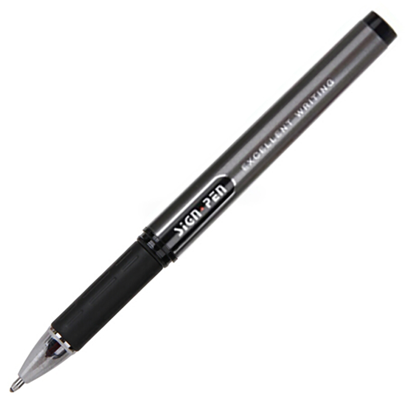 得力S73 加粗中性笔水笔碳素水笔签字笔 办公学生文具 1.0mm 黑色