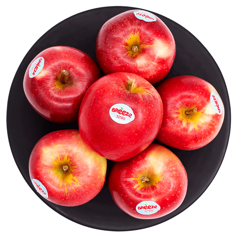 新西兰进口微风苹果breeze红玫瑰