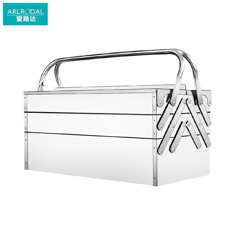 爱路达 不锈钢工具箱三层五斗标准款/个