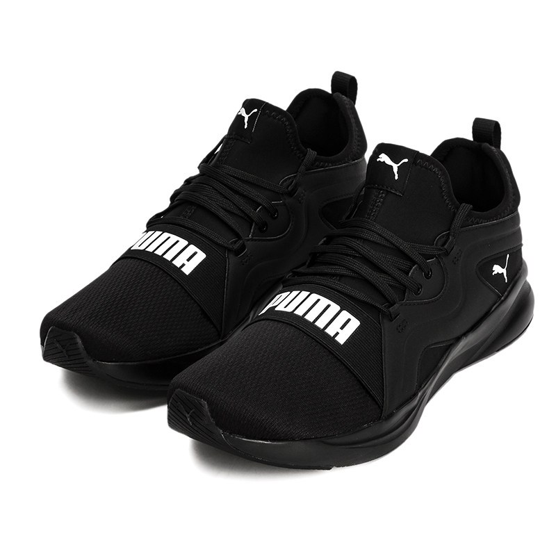 puma彪马鞋子男鞋2021秋季新款运动鞋网面轻便黑色跑步鞋195067视频