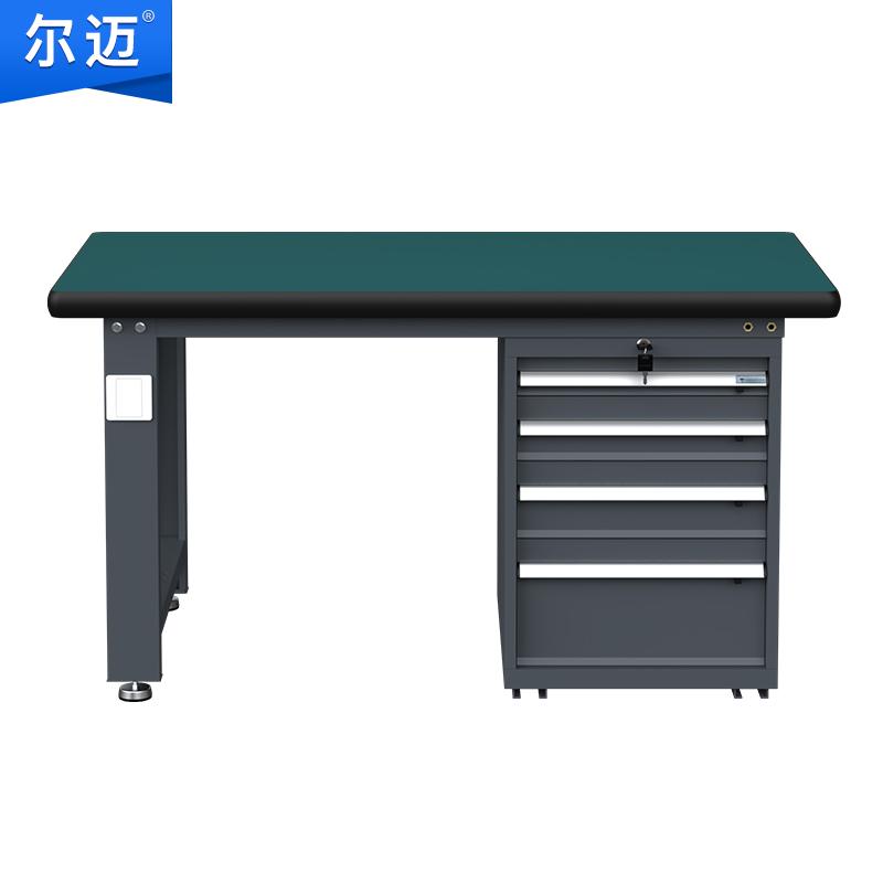 尔迈 工具工作台维修电工实训台防静电工作台面工业工作台1.8米 BH款