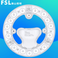 FSL佛山照明LED改造灯板节能灯管替换吸顶灯贴片灯珠圆形灯盘1-45WLED光源改造模组冷光(5000K以上)