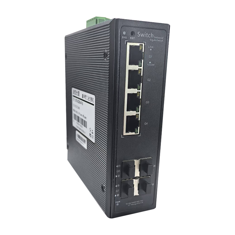 迪信光谱 工业以太网4光4电全千兆网管交换机 OYD-S2208-4F-EI 台高清大图