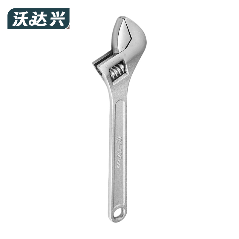 沃达兴 活口扳手 珍珠镍12寸 把高清大图