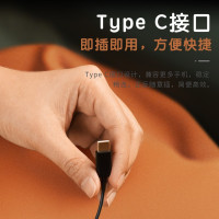 漫步者(EDIFIER)H180Plus 半入耳式有线耳机 Type-c接口 Hi-Res金标认证 支持APP 白色