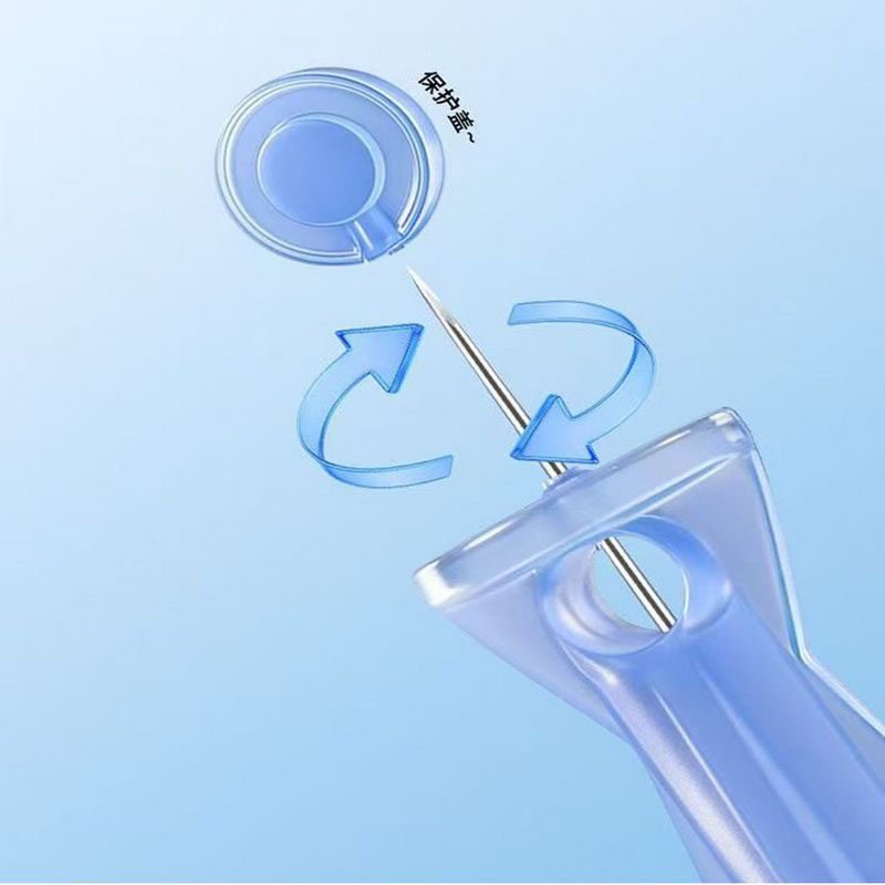 海氏海诺 30支一次性使用粉刺针皮肤黑头闭口痘痘清理细头次抛粉刺针挑刺针高清大图