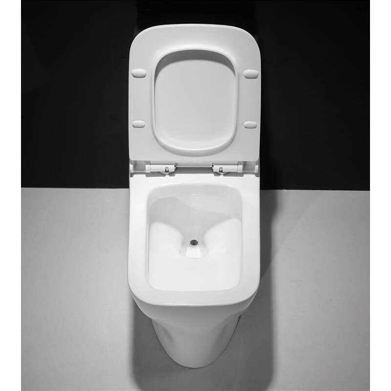 陶瓷连体座便器防溅水马桶矮坐便器防臭家用卫生间反冲式