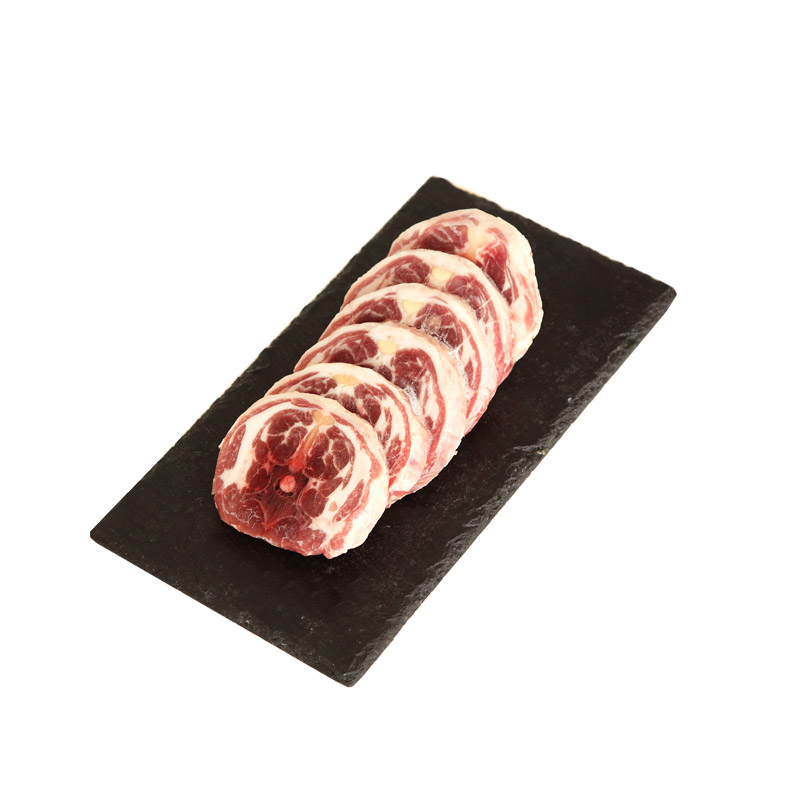 伊为乐 宁夏盐池滩羊肉 羊脖片500g 火锅 烧烤食材羊肉