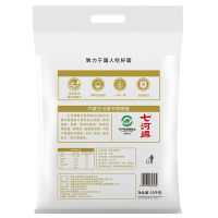 七河源雪花小麦粉20斤 内蒙古平原硬麦