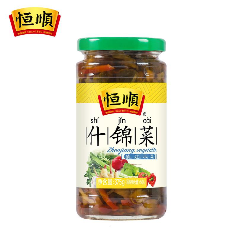 [中华特色]镇江馆 恒顺什锦菜375g 酱菜咸菜 腌制泡菜 下饭小菜榨菜 镇江特产拌饭菜 华东高清大图