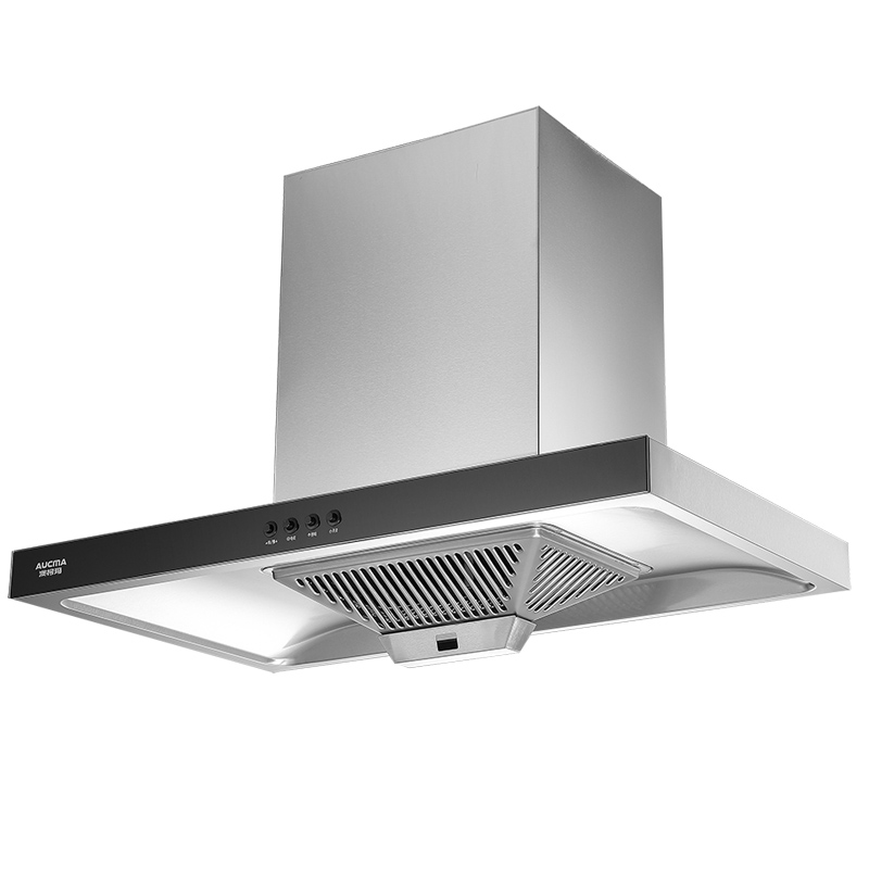 澳柯玛(AUCMA) 大吸力欧式抽吸油烟机灶具套装烟灶套餐两件套按键622+12B大风压(液化气)高清大图