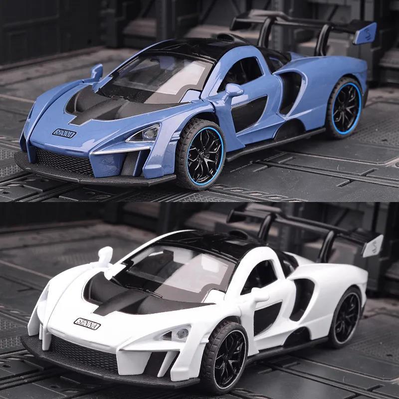 迈凯伦塞纳保时捷汽车模型仿真合金车模跑车模型男孩玩具摆件-迈凯伦