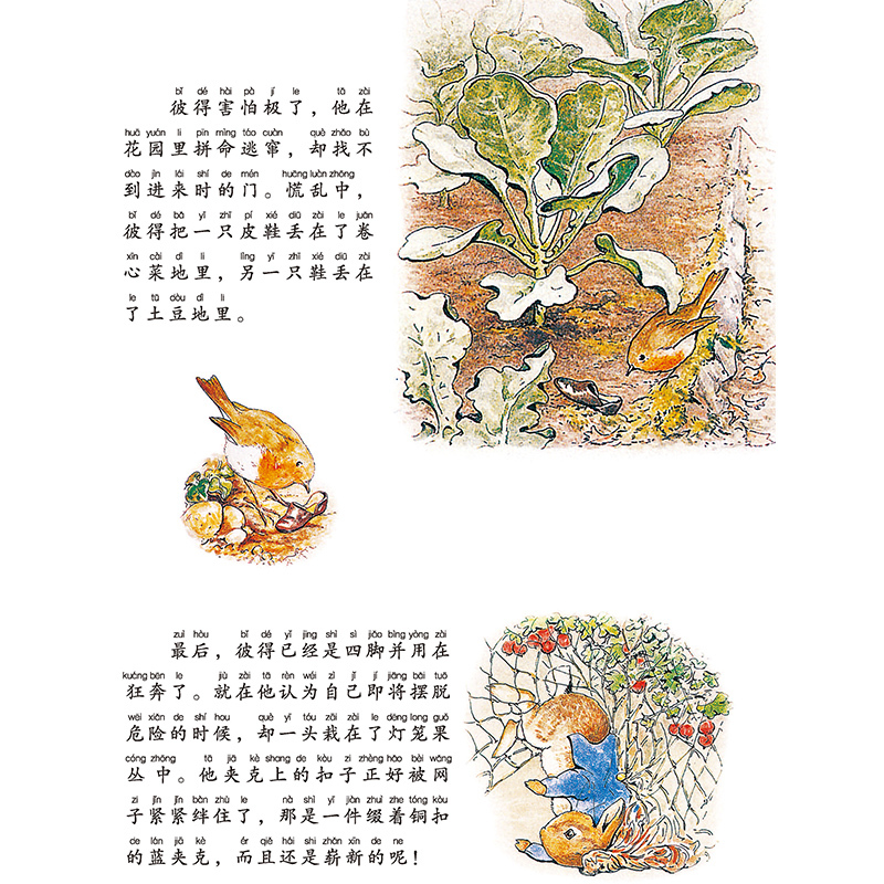 任意2册(联系客服备注) [正版]儿童文学 彼得兔和他的朋友们顽皮老鼠的故事8册套装彩图注音版儿童绘本3-6-7周岁小学