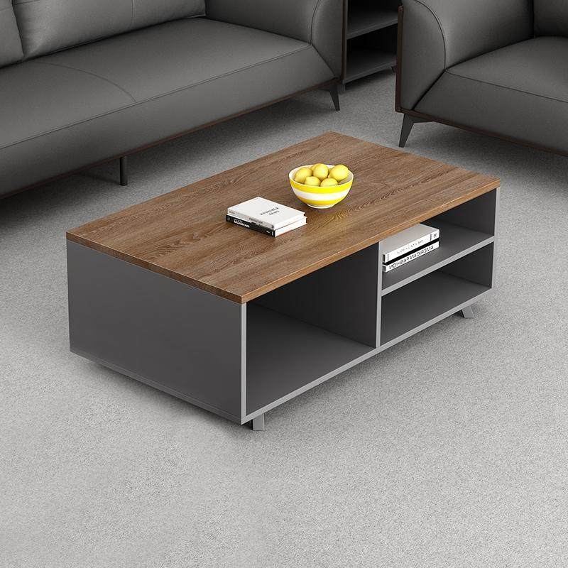 苏宁 金菲罗格 办公家具 接待会客木质茶几 120*60*45长茶几高清大图