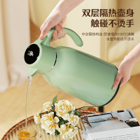 梦创2L保温水壶家用保温壶大容量暖水壶办公室玻璃内胆保温热水壶