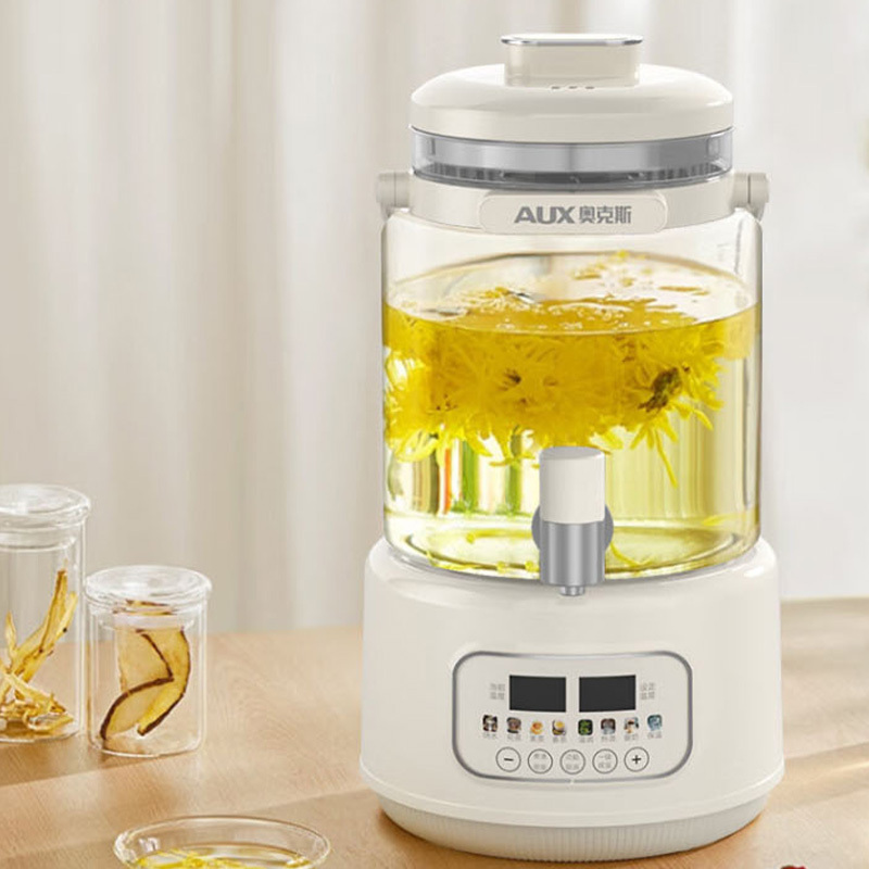 奥克斯煮茶器2.8L四季养生桶保温持久奶白色ASH-10AY16高清大图