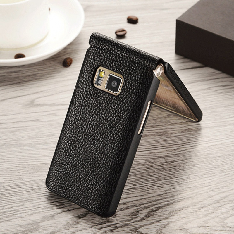 可触屏三星w2016手机套w2015皮套w2018保护套w2017真皮g9298连体w2016