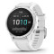 佳明(GARMIN)Fenix6S不锈钢银色表圈白色硅胶表带GPS户外智能手表血氧跑步越野GPS导航腕表普通版