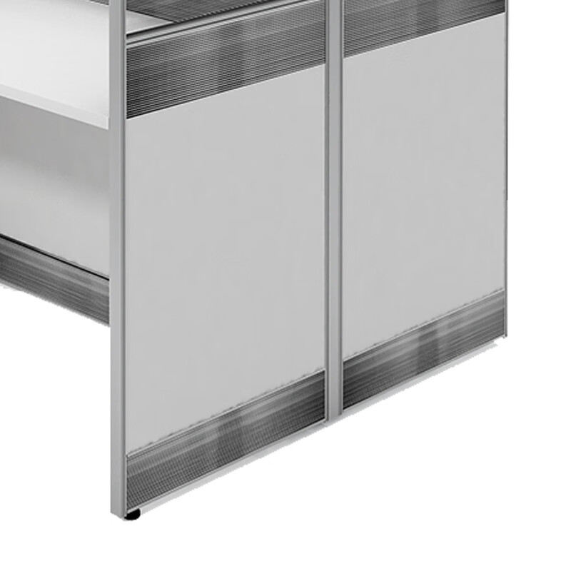 [企诺]屏风工位 QND2BYP-Z1412W 1460×1230×1100mm 人造板 组高清大图