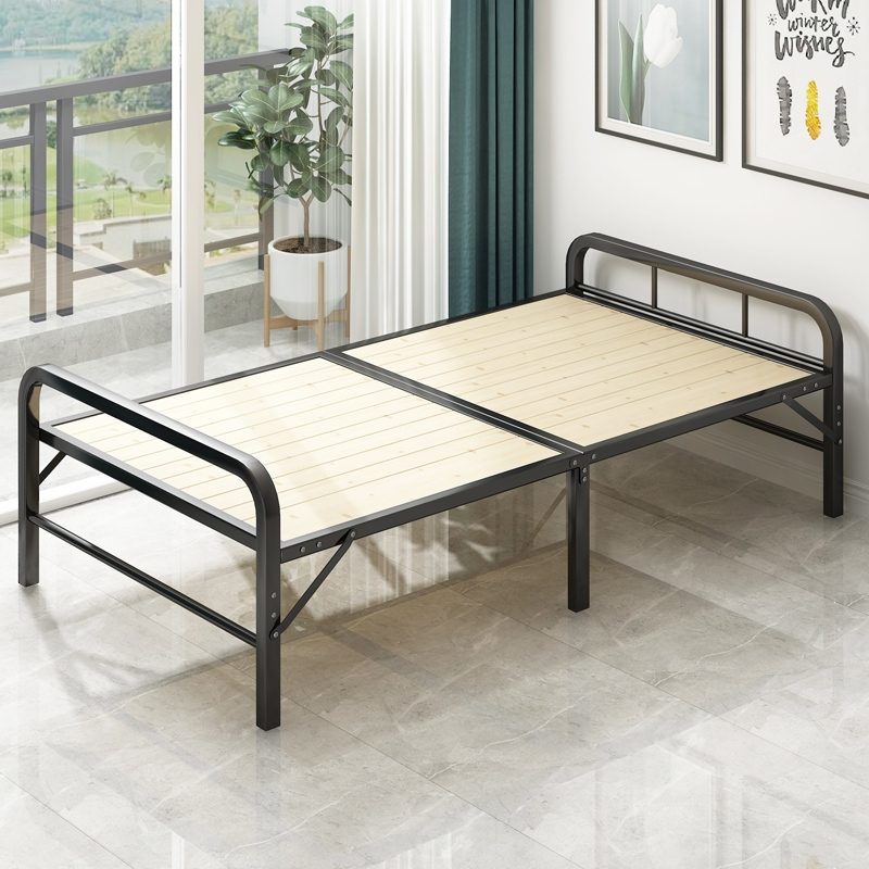 折叠床单人床迪玛森家用成人简易床经济型铁床午休床出租床双人床视频