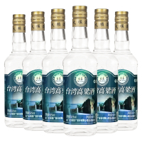 台岛台湾高粱酒金门浓香型方瓶52度600ml*6瓶白酒整箱