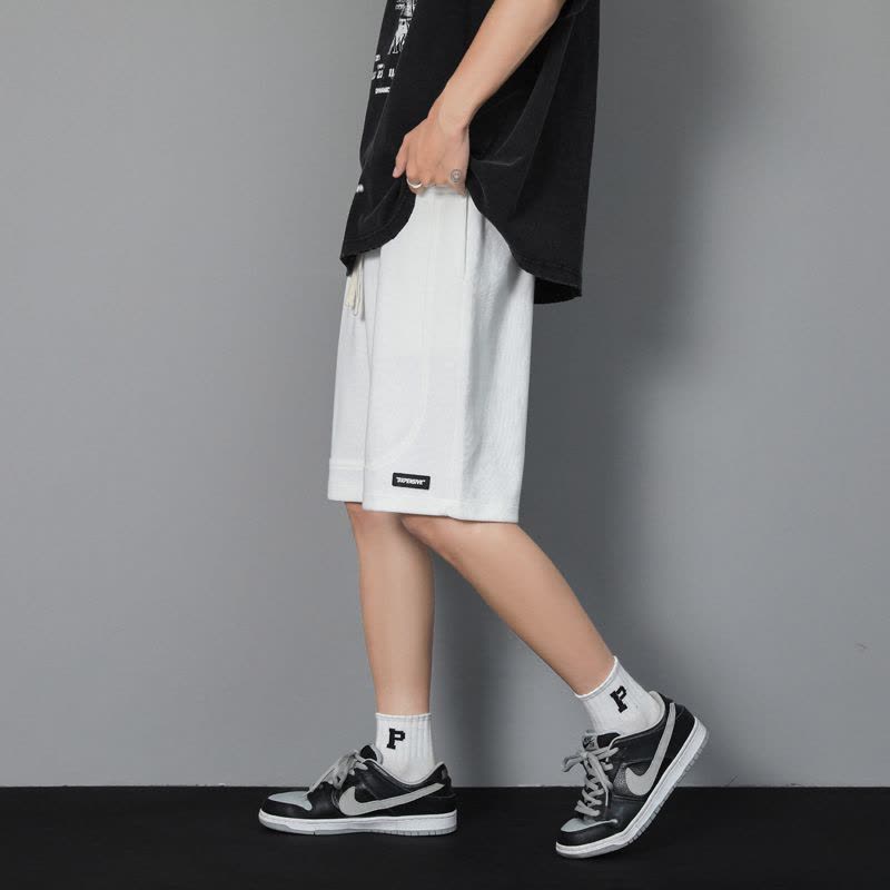 真维斯休闲短裤男士2022夏季新款直筒宽松韩版潮流百搭五分裤子图片
