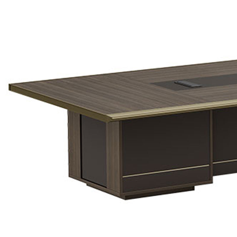 初嘉(CJ)HYZ-BS-4简约现代会议桌长条桌长方形办公室桌洽谈桌3.6米高清大图