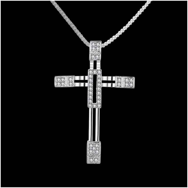 N344 Women Silver Necklace 镀925纯银女项链日韩版锁骨链潮人送女朋友七夕情人节礼物