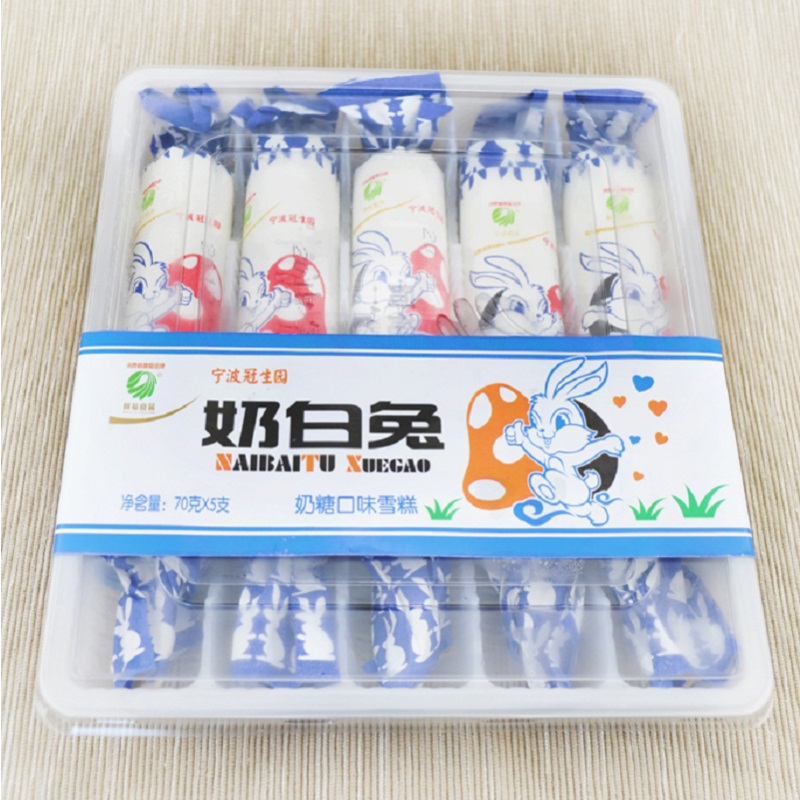 宁波冠生园奶白兔雪糕350g