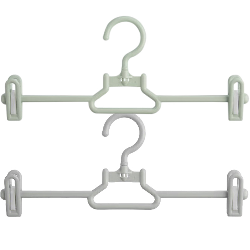 茶花裤架叠加收纳节省空间夹物牢固0702(颜色随机)