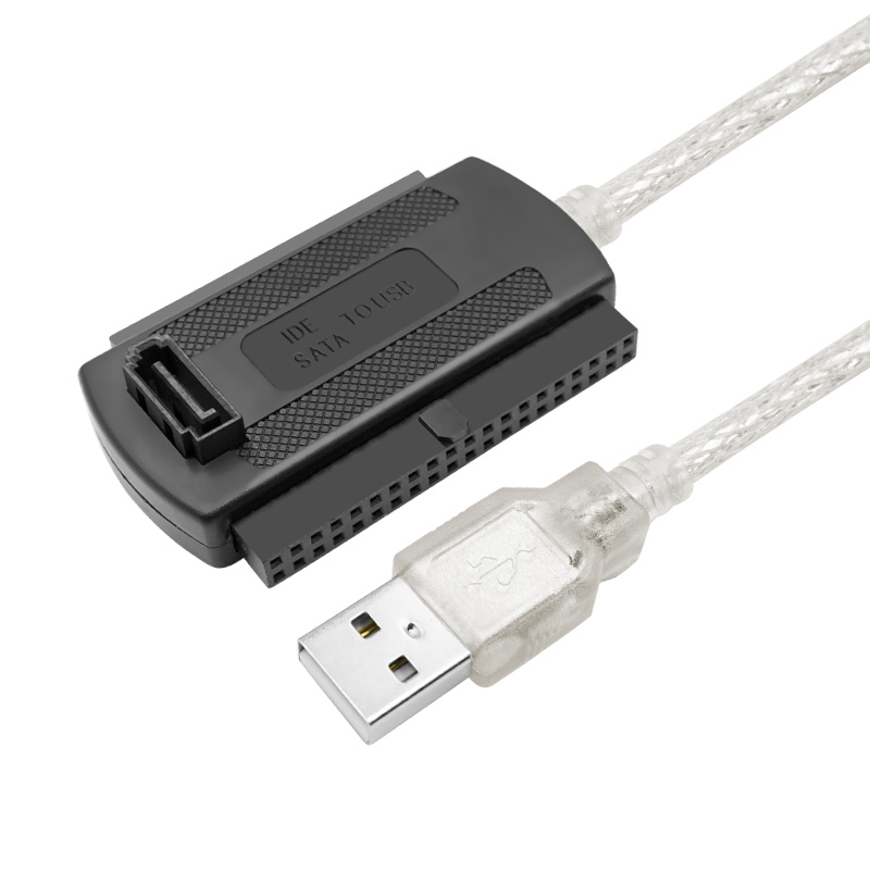 ide转sata转usb3.0机械硬盘读取器ide转usb笔记本台式机电脑外接易驱线转换线老式串口接口并口连接数据线