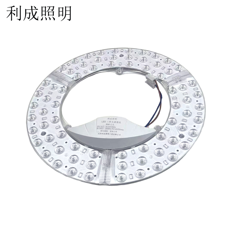 利成照明 LED三排光源模组 50W 白光高清大图