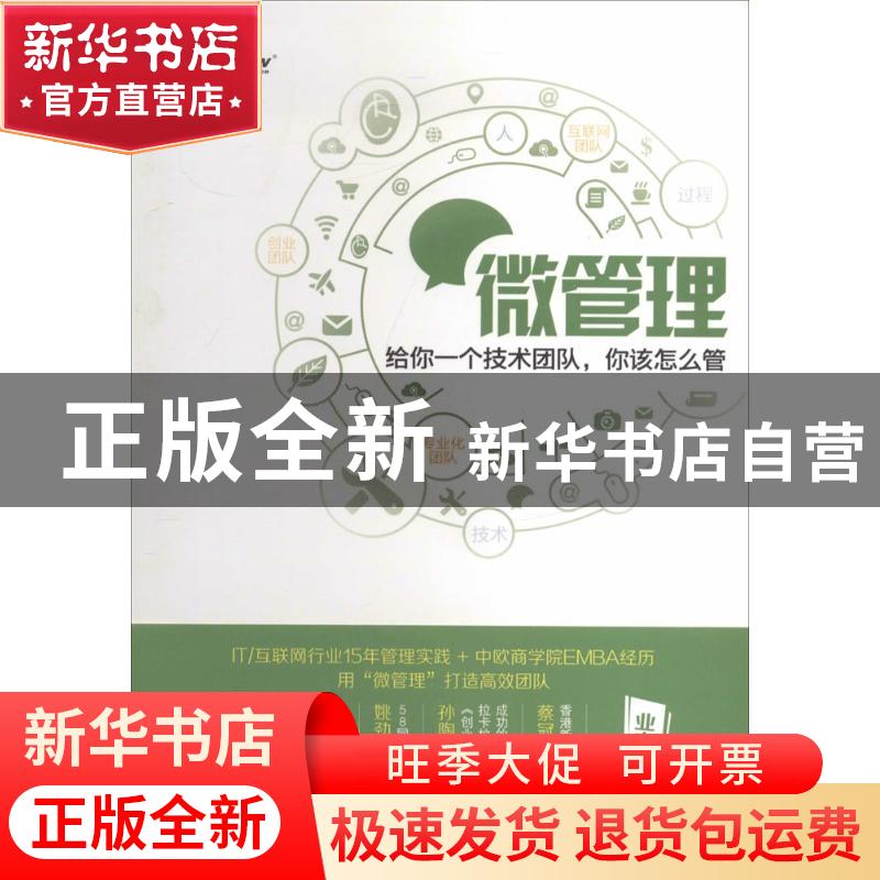 正版 微管理:给你一个技术团队,你该怎么管 杨立东 电子工业出版