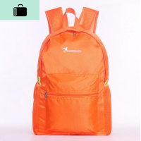 新款轻便大容量超轻防水旅游折叠户外双肩包休闲旅行学生背包男女NEWLAKE 085桔色