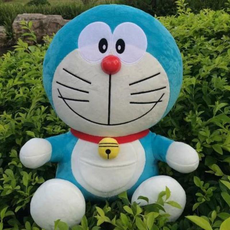 蓝40cm哆啦a梦公仔蓝胖子毛绒玩具叮当猫玩偶机器猫抱枕生日礼物