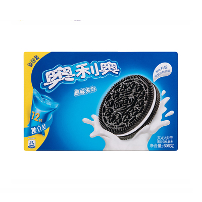 16.9元 OREO 奥利奥 原味夹心饼干 696g