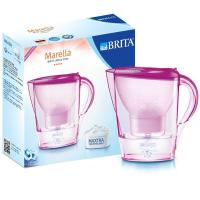 碧然德 Brita 净水器 净水壶 金典系列 郁金香粉 2.4升 一壶四芯