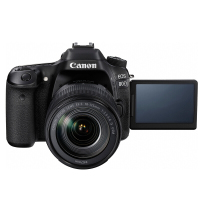佳能/Canon EOS 80D套机数码单反有效像素2420万 单镜头套装 单机+EF-S 18-200mm IS镜头