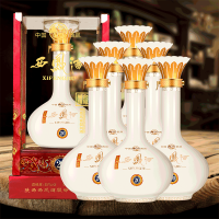 西凤酒金凤展翅20年T20绵柔凤香型白酒45度整箱500ml*6瓶白瓷瓶