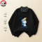 史努比(SNOOPY)儿童童装加绒中大童男女童冬季新款圆领加绒休闲套头卫衣TRY3