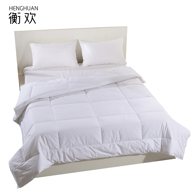 衡欢(HENGHUAN)全棉防羽布羽丝绒被芯 RZ-BZ14/床(150*200cm/5斤)高清大图