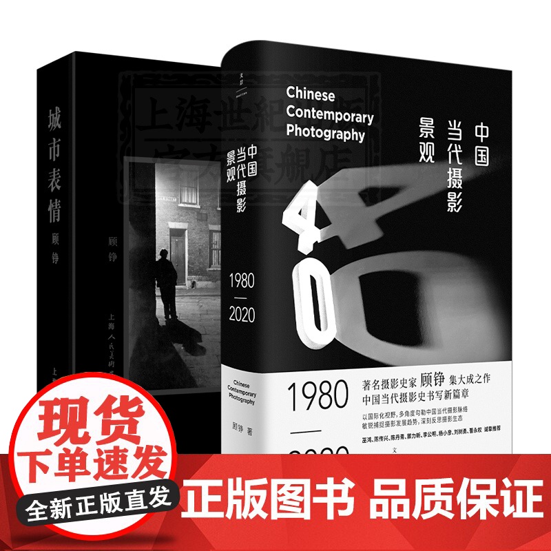中国当代摄影景观1980-2020/城市表情:从19世纪到21世纪的城市摄影 顾铮摄影艺术著作集世纪文景上海人美高清大图