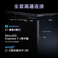 华硕灵耀X 双屏Pro 13代酷睿标压 14.5英寸轻薄高性能笔记本电脑 2.8K双触控屏 哑光黑 i9-13900H 16G 1TB RTX4050