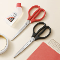 晨光 M&G 经典办公剪刀 ASS91468 210mm (黑色红色随机发货) 不锈钢 把