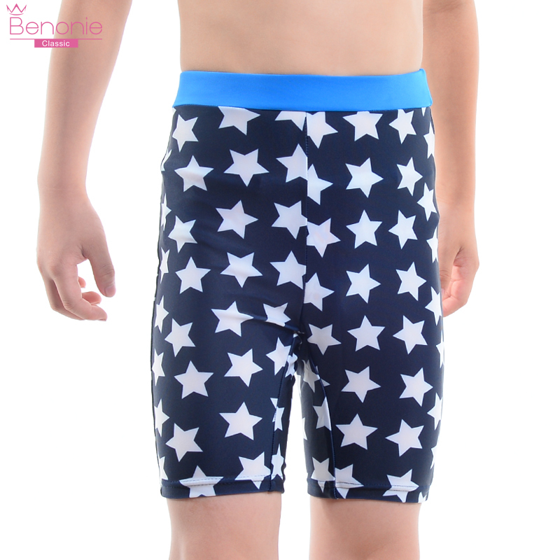 benonie(夏日皇冠)儿童泳裤男童游泳裤中大童小男孩五分平角裤游泳衣