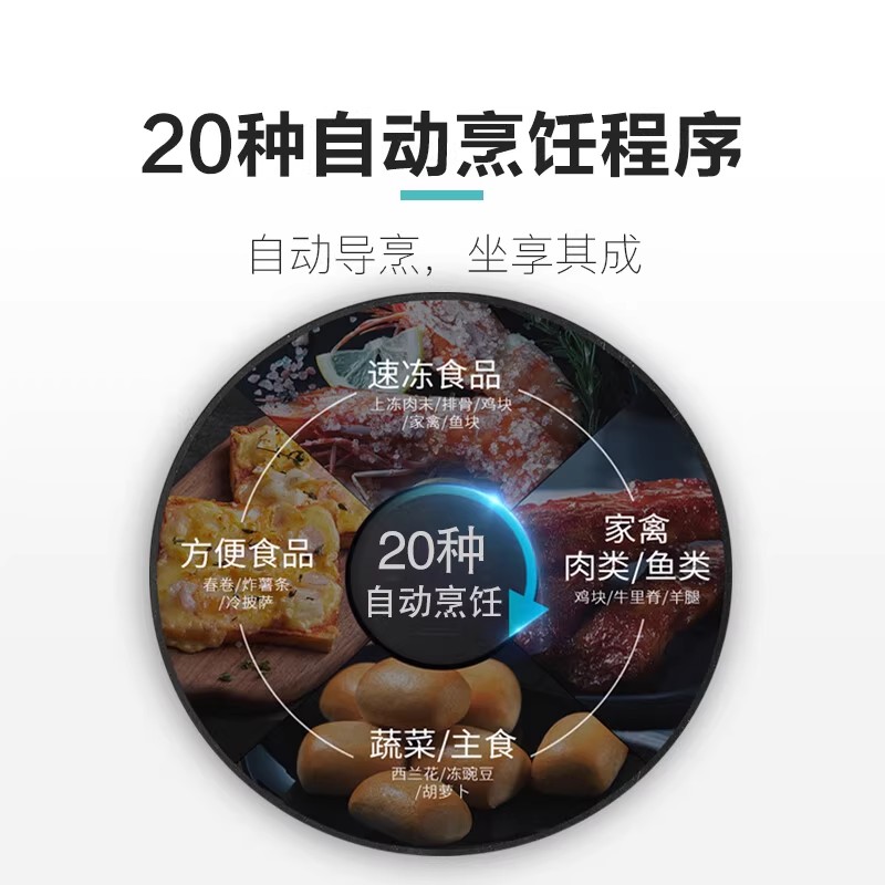 西门子 HB25D5L4W 嵌入式22升旋钮式不锈钢嵌入式电蒸箱高清大图