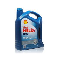 Shell【组合装】壳牌喜力HX7 10W40半合成发动机油润滑油4L*2蓝壳SN级原装进口