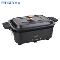 虎牌(tiger)CRL-A30C-K网红多功能料理锅电烤肉机家用煎煮一体电火锅 黑色款