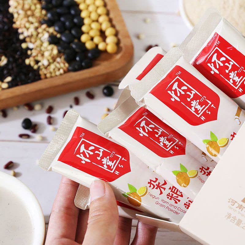 怀山堂 五谷杂粮粉 220g盒装 轻食主义 瘦身 代餐 早餐 饱腹营养美味 五谷冲调图片