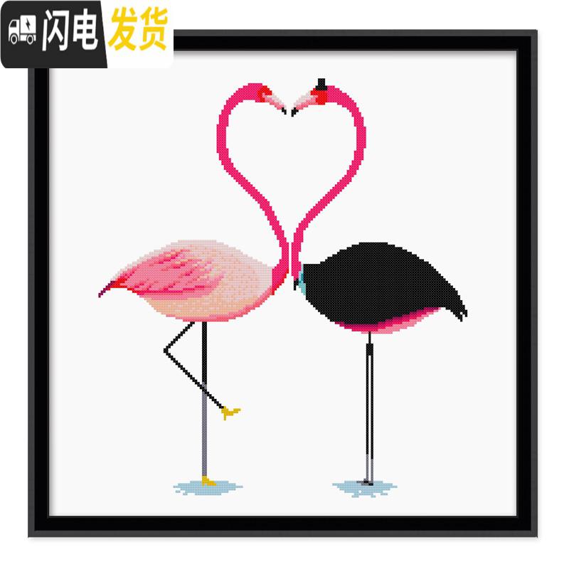 三维工匠十字绣新款客厅自己线绣小件满钻新手砖石画2019简单手工贴钻点 生态棉线绣新款[款号4079][60*60厘米]高清大图